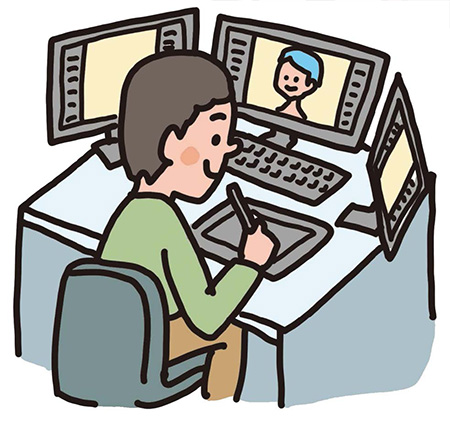 CGデザイナー/お仕事図鑑：声優　