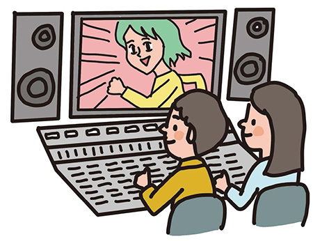 音響/お仕事図鑑：声優　