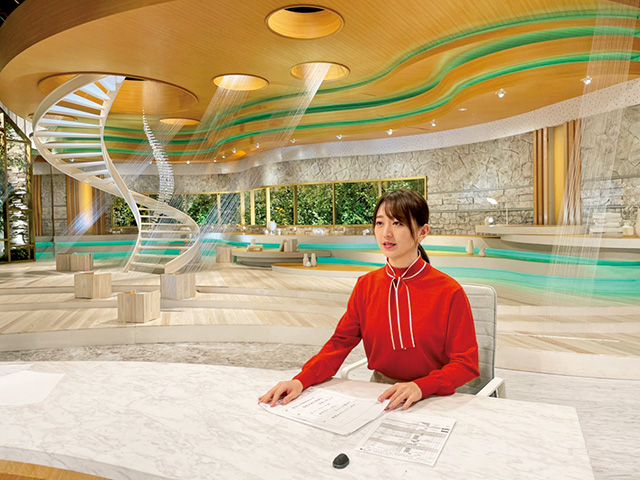 本番中の様子/お仕事図鑑:アナウンサー