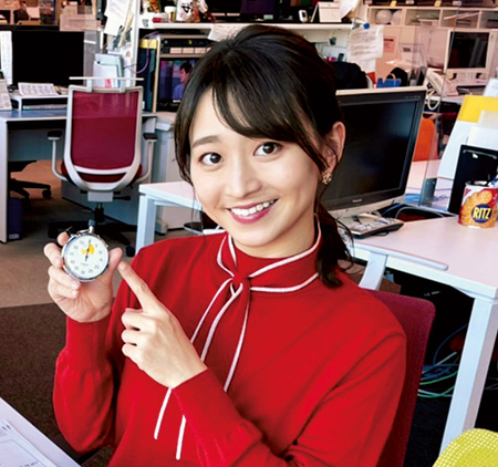 株式会社テレビ東京、片淵茜さん/お仕事図鑑:アナウンサー