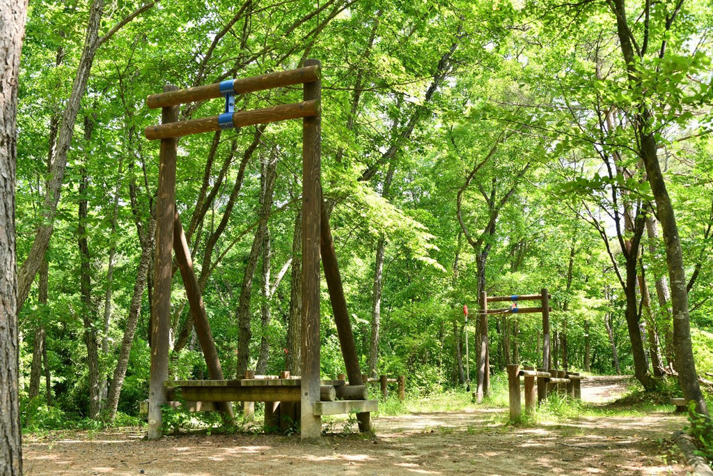 ターザンロープ／やながわ希望の森公園（福島県伊達市）