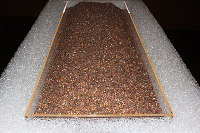 エリアの中央に置かれた大きなオブジェ/フェリシモ チョコレート ミュージアム（兵庫県/神戸市）