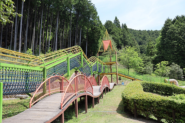 恐竜の国のアスレチック/平成榛原こどものもり公園（奈良県/宇陀市）