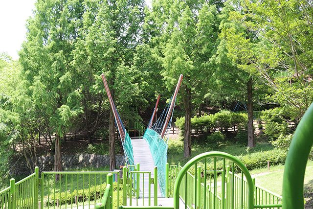 恐竜の国のアスレチック/平成榛原こどものもり公園（奈良県/宇陀市）