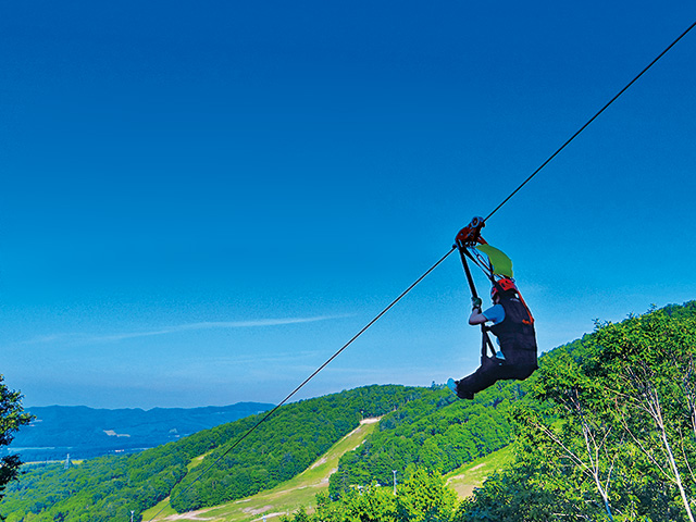 ジップライン/えんがるロックバレー(北海道/遠軽町)