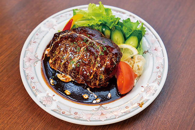 黒ちゃんハンバーグ定食/道の駅　サンフラワー北竜（北海道/北竜町）