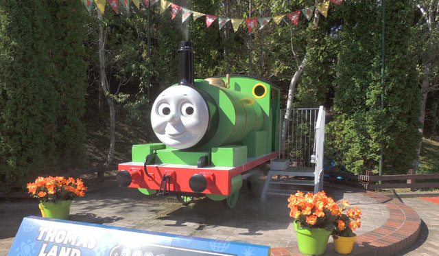 パーシー・モニュメント／富士急ハイランド「トーマスランド」（山梨県富士吉田市）