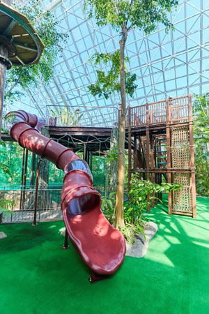 無料で遊べるかいだんジムとドーム型すべり台／若狭たかはまエルどらんど（福井県高浜町）