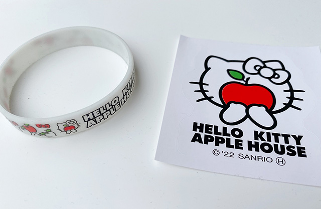 ハローキティのオリジナルステッカー/HELLO KITTY SMILE（兵庫県/淡路市）