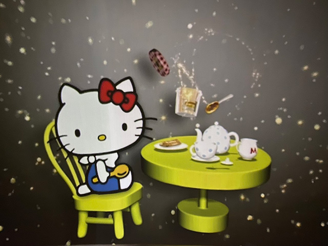 ハローキティのプロジェクションマッピング/HELLO KITTY SMILE（兵庫県/淡路市）