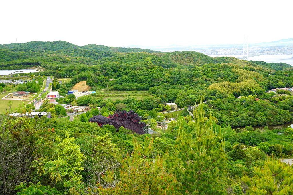 ヴィラの展望台からの眺め/グランシャリオ北斗七星135°（兵庫県/淡路市）