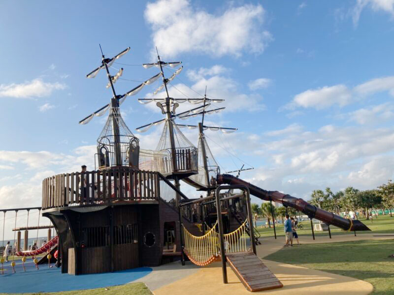 インディアン・オーク号/安良波公園(北谷町)