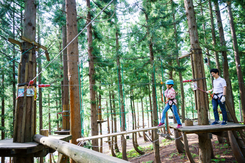 スリル満点のアイテムが全20アイテム/コルチナ・アドベンチャーランド(小谷村)