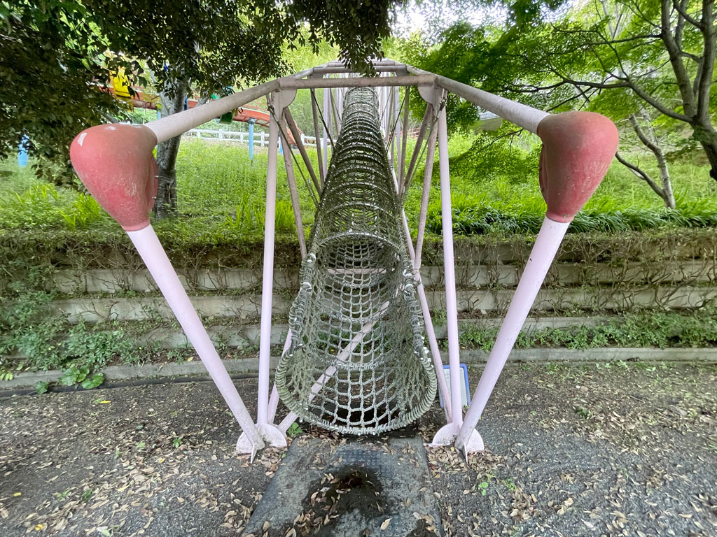 迫力満点のネット遊具/レッドウィングパーク(愛媛県伊方町)