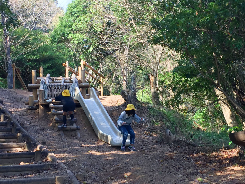 「土佐じまん」のひとつ、四万十川下り/高知県立月見山こどもの森(香南市)