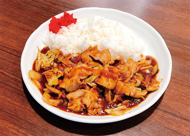 黄金豚肉野菜炒めカレー/道央自動車道　有珠山SA（北海道）