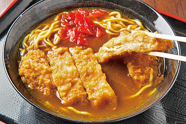 カツのせ室蘭カレーラーメン/道央自動車道　有珠山SA（北海道）