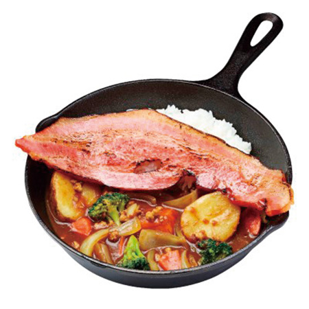 道の駅 花ロードえにわの「こな雪とんとんベーコン野菜カレー」（北海道/恵庭市）