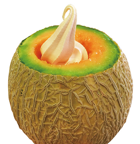 道の駅 夕張メロードの「リアルメロンソフトクリーム」（北海道/夕張市）