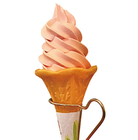 道の駅 うとろ・シリエトク の「こけももソフト」（北海道/斜里町）