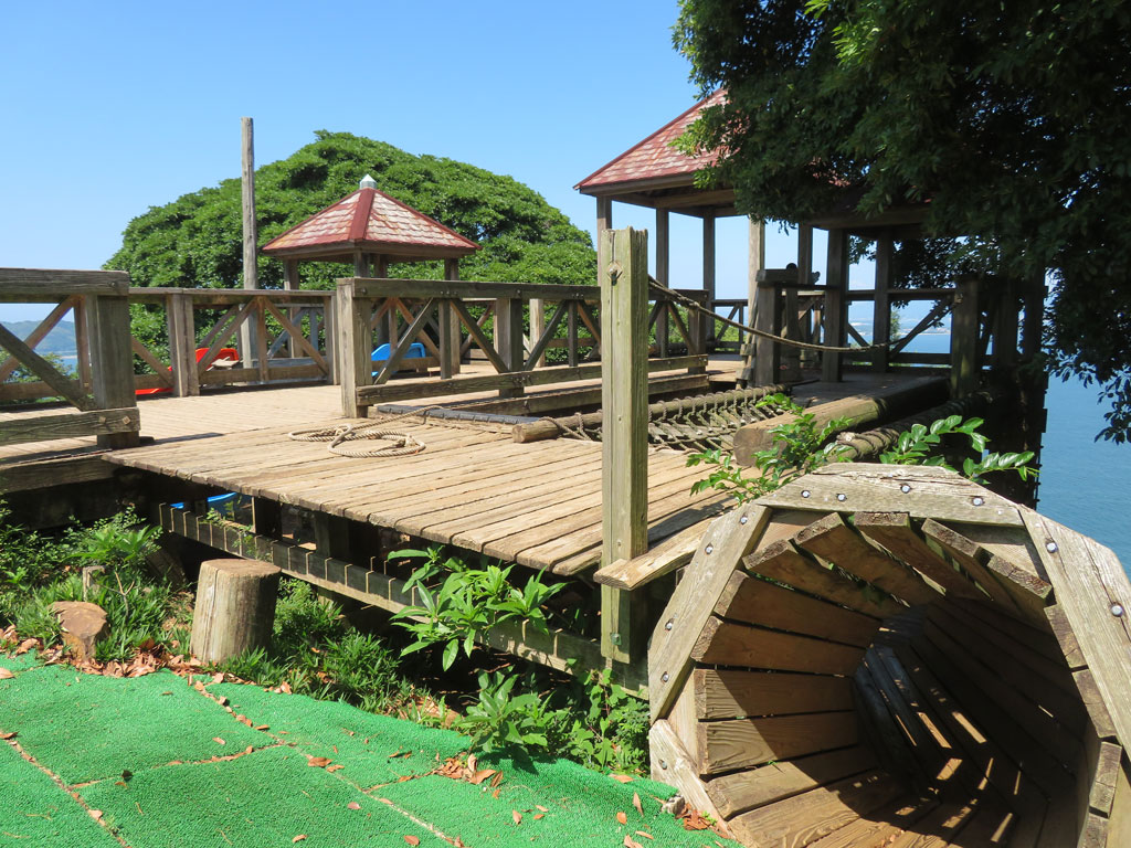 木製アスレチック/のこのしまアイランドパーク(福岡市西区)