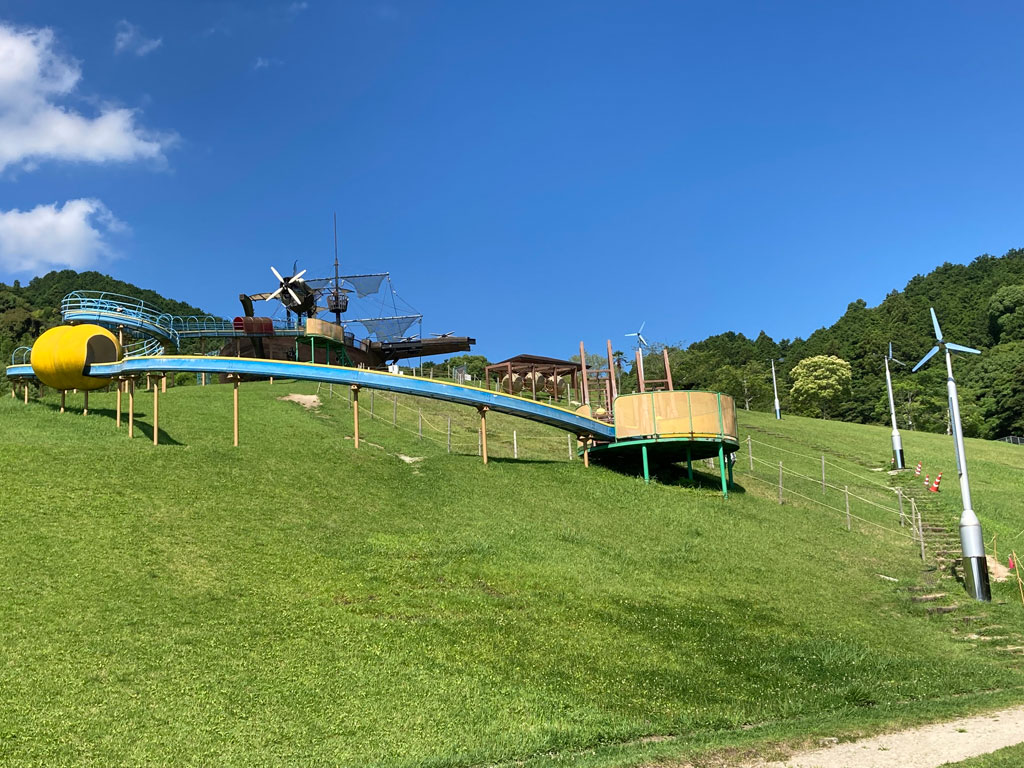 長さ約75mのローラースライダー/筑紫野市総合公園(筑紫野市)