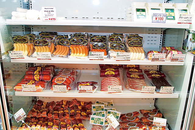 食材販売コーナー/道の駅 くろまつない（北海道/黒松内町）