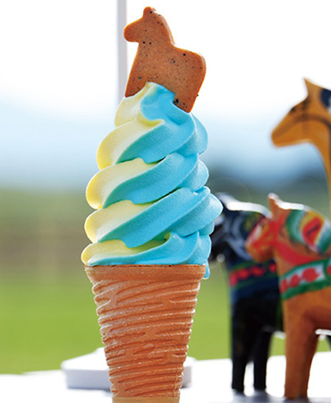 道の駅 北欧の風 道の駅とうべつの「スウェーデンソフト（MIX）」（北海道）