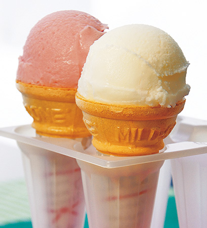 道の駅 シェルプラザ・港の「コーンアイス」（北海道）