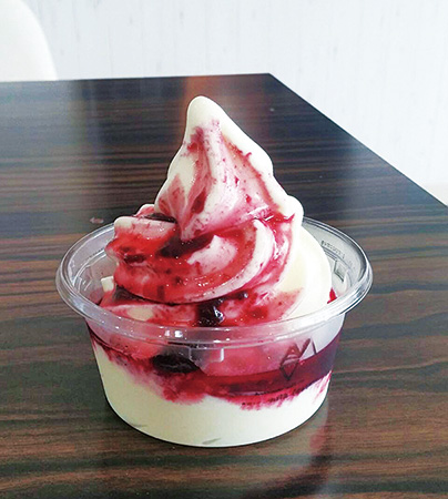 道の駅 ハウスヤルビ奈井江の「ソフトクリーム」（北海道）