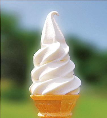 道の駅 メルヘンの丘めまんべつの「チーズソフト」（北海道）