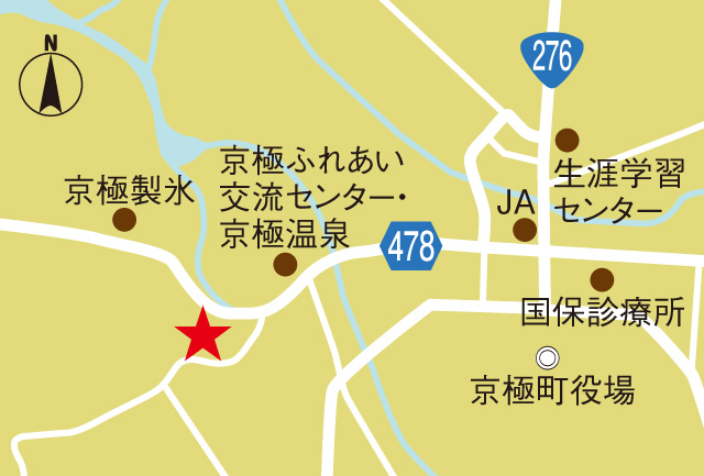 マップ/名水の郷きょうごく名水プラザ（北海道/京極町）