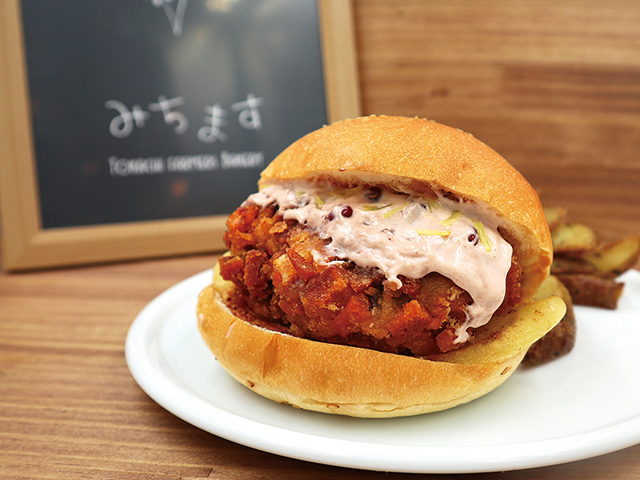 オトプケ牛っと!カツバーガー/道の駅 おとふけ なつぞらのふる里(北海道/音更町)