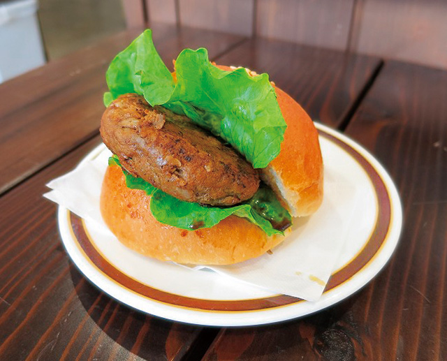 エゾシカバーガー/道の駅 阿寒丹頂の里(北海道/釧路市)