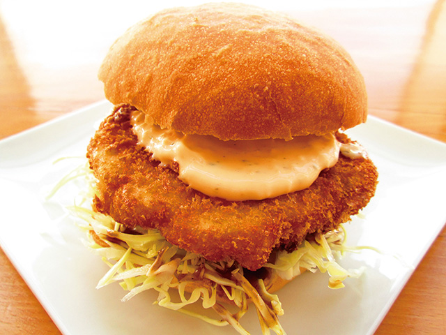 ひらめバーガー/道の駅 よってけ!島牧(北海道/島牧村)