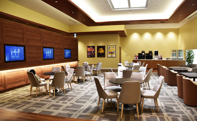 「VIP ラウンジ」内の様子／ユニバーサル・スタジオ・ジャパン（大阪市）