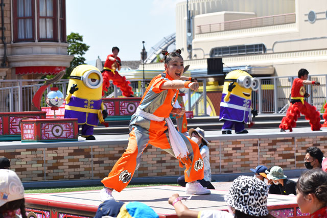 カンフーのポーズが満載／ユニバーサル・スタジオ・ジャパン（大阪市）