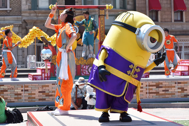 お姉さんたちとのやりとりもおもしろい／ユニバーサル・スタジオ・ジャパン（大阪市）