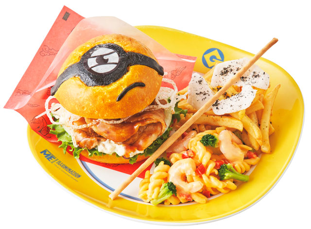 カンフーミニオン・バーガープレート／ユニバーサル・スタジオ・ジャパン（大阪市）