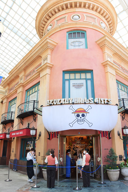 「ビバリーヒルズ・ギフト」外観／ユニバーサル・スタジオ・ジャパン（大阪市）
