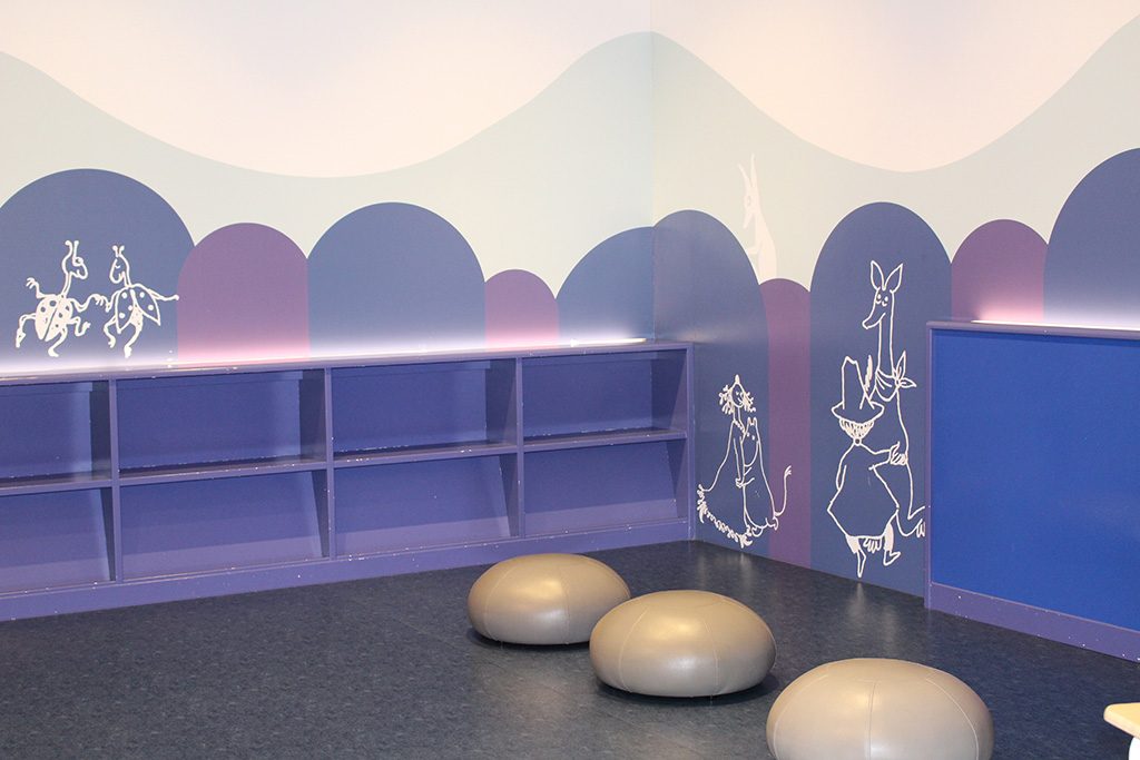 ムーミン谷の仲間たちのファブリックパネル/ムーミンバレーパーク（埼玉県/飯能市）