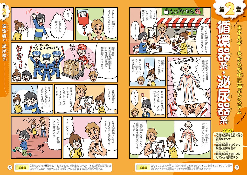 『るるぶマンガとクイズで楽しく学ぶ！人間のからだ』