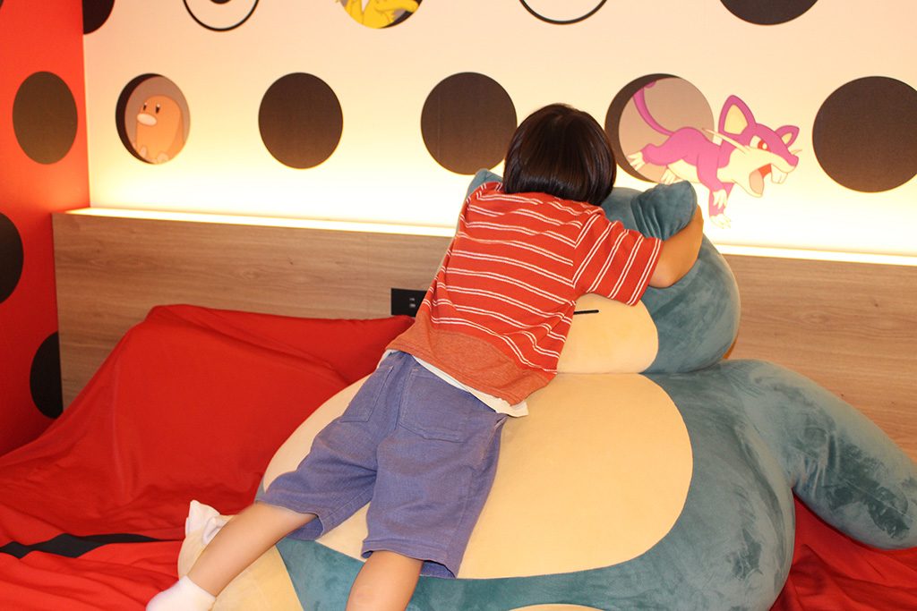 巨大なカビゴンのぬいぐるみ/「ポケモンルーム」/MIMARU東京銀座EAST（東京都/中央区）