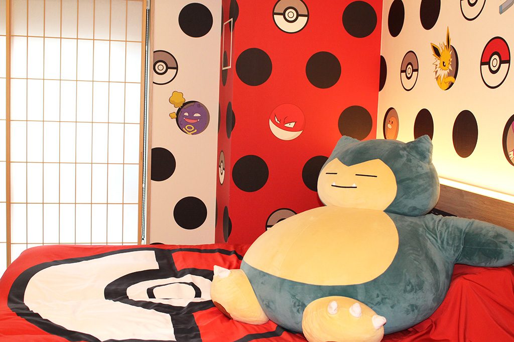 巨大なカビゴンのぬいぐるみ/「ポケモンルーム」/MIMARU東京銀座EAST（東京都/中央区）