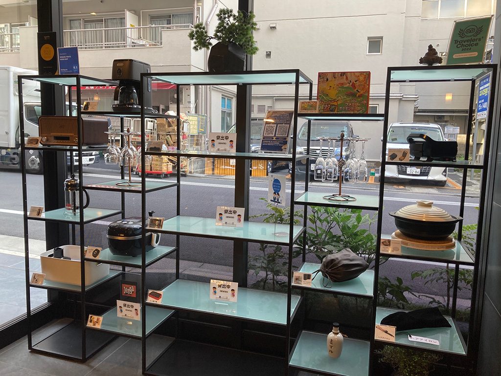 最新型の電気機器などの貸出し/MIMARU東京銀座EAST（東京都/中央区）