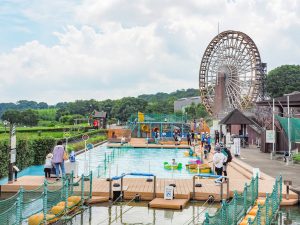 埼玉県立川の博物館で水遊び!荒川わくわくランドや噴水広場、大水車もレポート