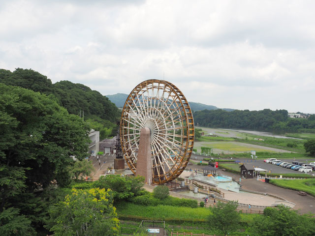 本館屋上の展望塔から見た眺め/埼玉県立川の博物館(埼玉県/寄居町)