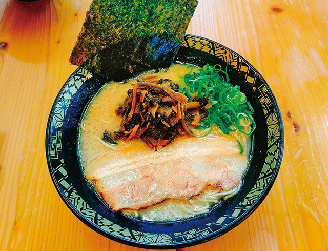 高菜ラーメン/道の駅 みやま（福岡県／みやま市）
