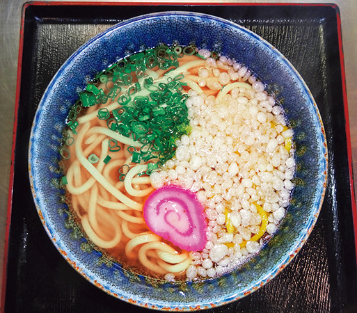 小みかんうどん/道の駅 「桜島」火の島めぐみ館（鹿児島県／鹿児島市）