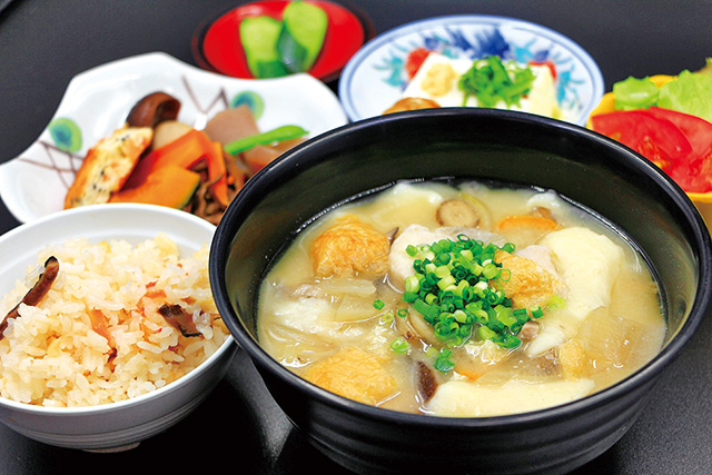 だご汁定食/道の駅 鹿北 小栗郷（熊本県／山鹿市）